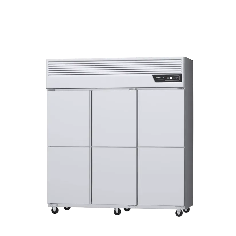 2 хаалгатай хөлдөөгч нерж SRF-670E 450L 600*700*2000 SOMCLAN